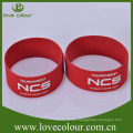 Venda Por Atacado Barato Poliéster Wristband Fabric Wrist Bands / Logo Custom Elastic Bracelets